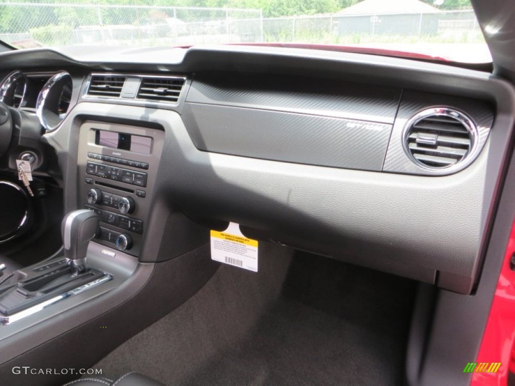 2014 Ford Mustang GT/CS California Special Coupe California Special Charcoal Black/Miko Suede Dashboard Photo #82390764