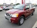 2013 Cayenne Red Nissan Titan SV King Cab 4x4  photo #3