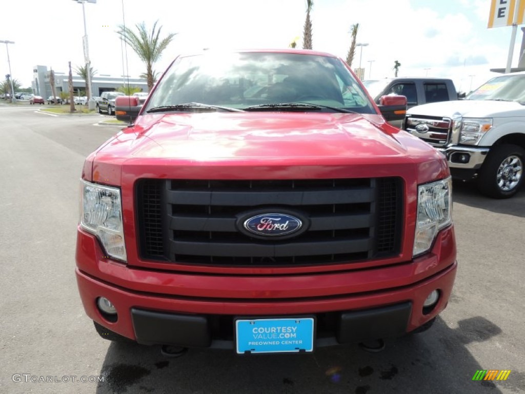 2010 F150 FX4 SuperCrew 4x4 - Red Candy Metallic / Black photo #2