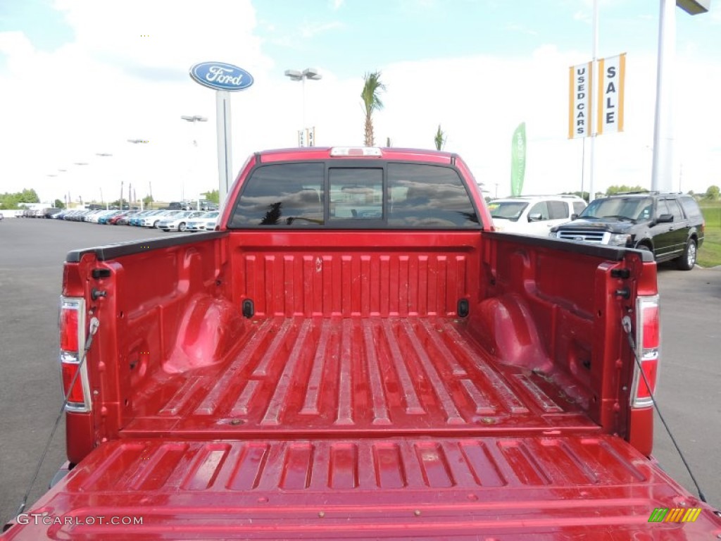 2010 F150 FX4 SuperCrew 4x4 - Red Candy Metallic / Black photo #4