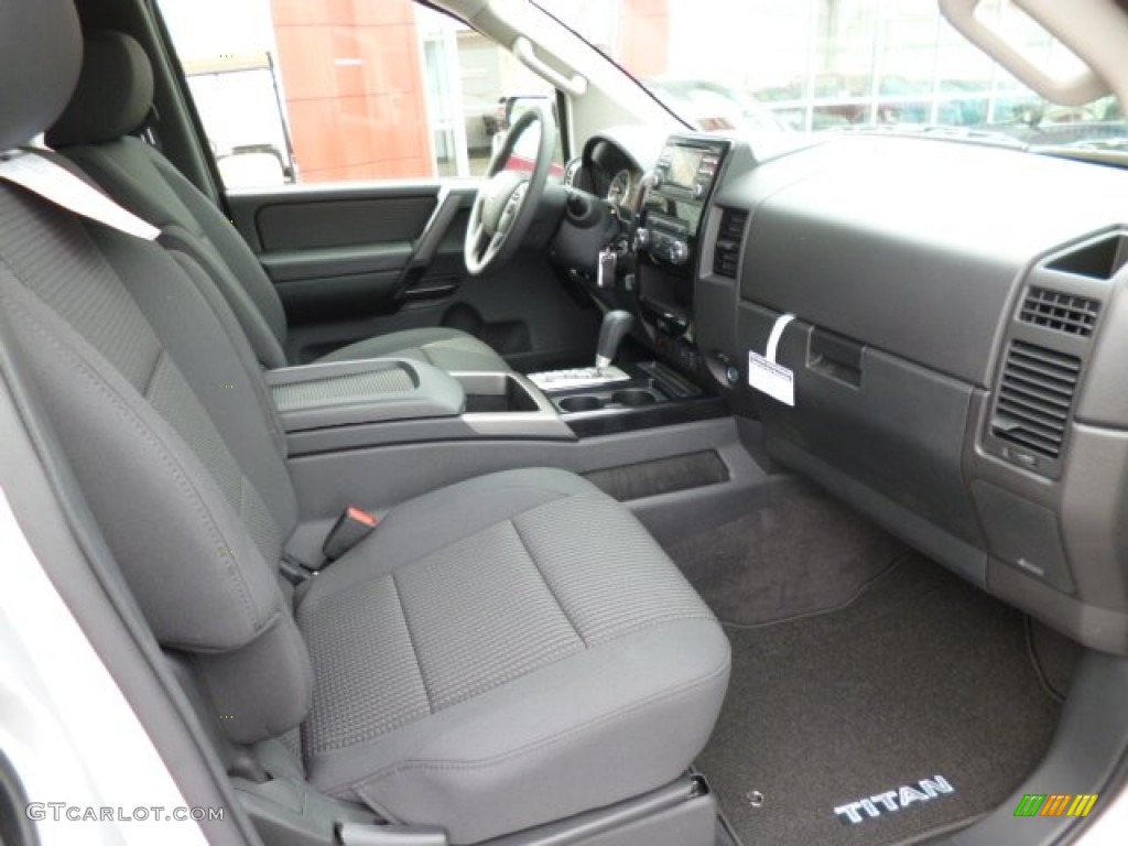 Charcoal Interior 2013 Nissan Titan SV King Cab 4x4 Photo #82391898