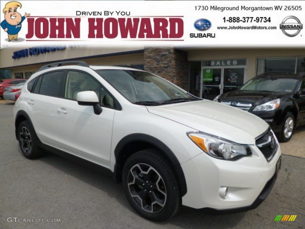 2013 XV Crosstrek 2.0 Premium - Satin White Pearl / Ivory photo #1