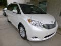 2013 Blizzard White Pearl Toyota Sienna Limited AWD  photo #7