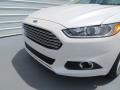 2013 White Platinum Metallic Tri-coat Ford Fusion SE 1.6 EcoBoost  photo #7