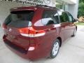 2013 Salsa Red Pearl Toyota Sienna LE  photo #2