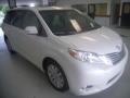 2013 Super White Toyota Sienna V6  photo #1