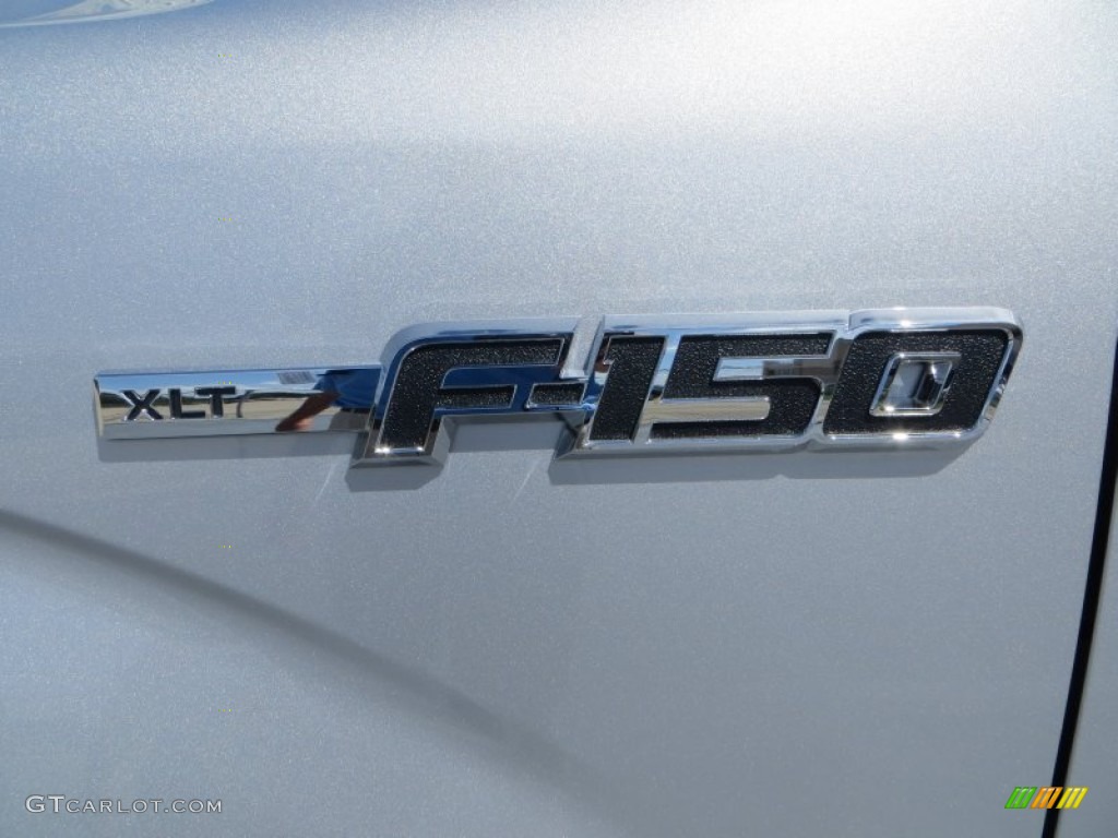 2013 F150 XLT SuperCrew - Ingot Silver Metallic / Steel Gray photo #13