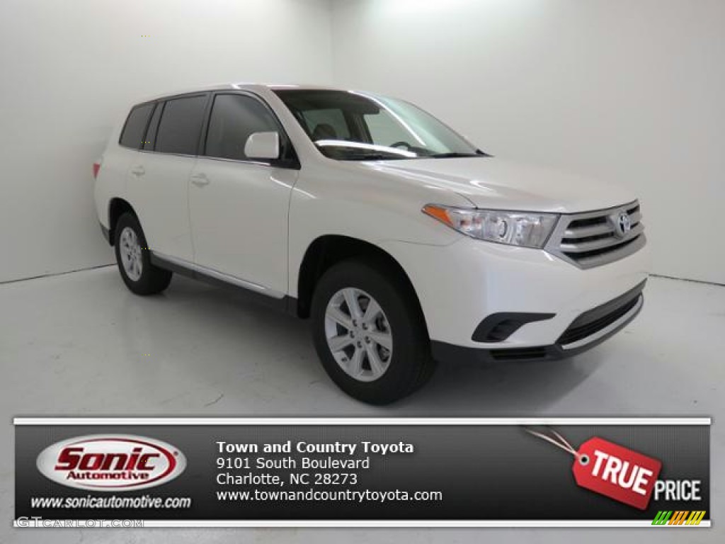 2013 Highlander  - Blizzard White Pearl / Sand Beige photo #1
