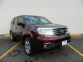 2013 Dark Cherry Pearl Honda Pilot EX-L  photo #1