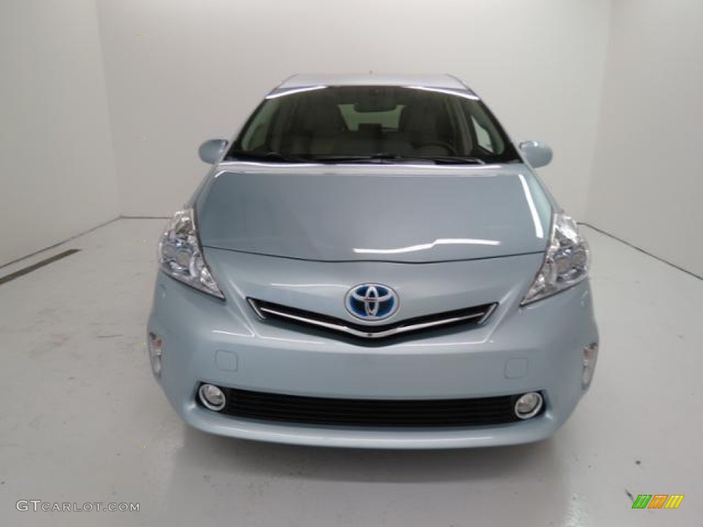 2013 Prius v Five Hybrid - Clear Sky Metallic / Bisque photo #2