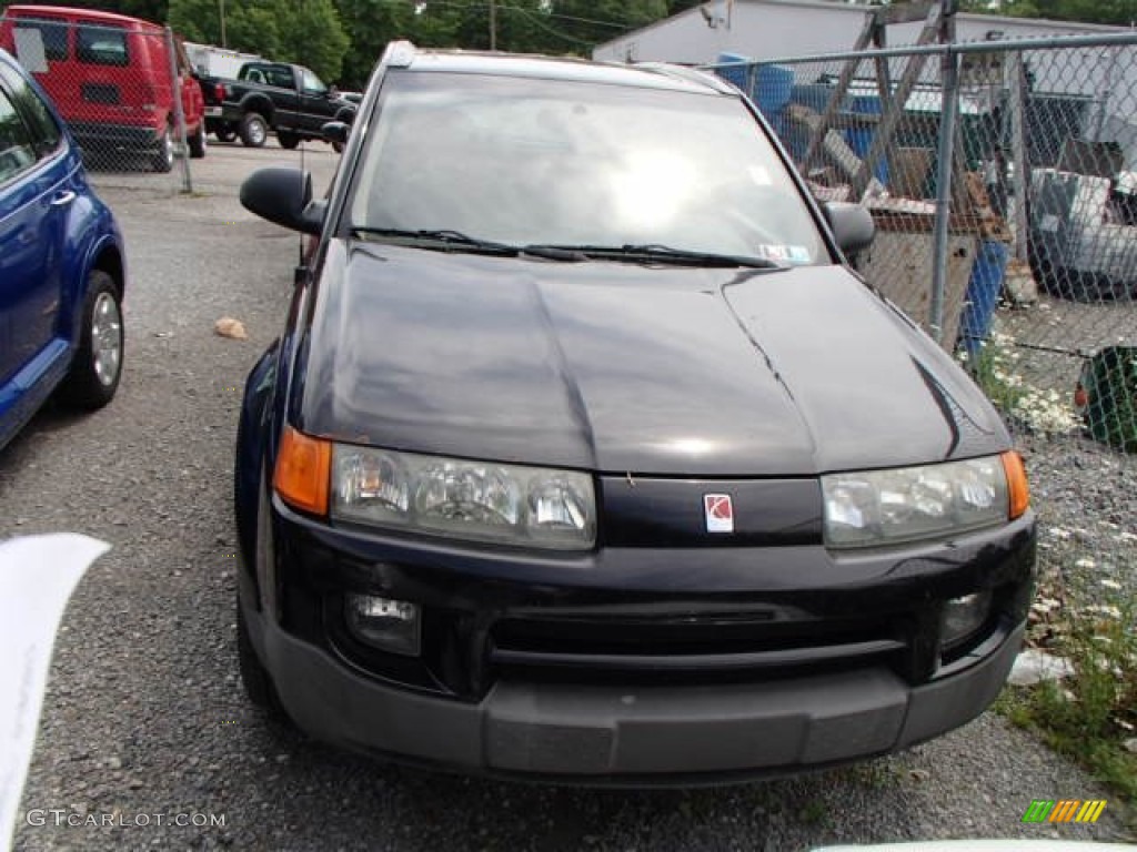 2003 VUE V6 AWD - Black / Gray photo #2