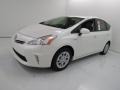 2013 Blizzard White Pearl Toyota Prius v Three Hybrid  photo #3