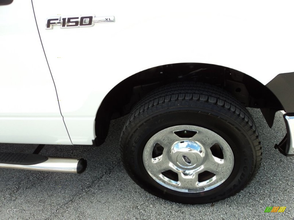 2010 F150 XL SuperCab - Oxford White / Medium Stone photo #3