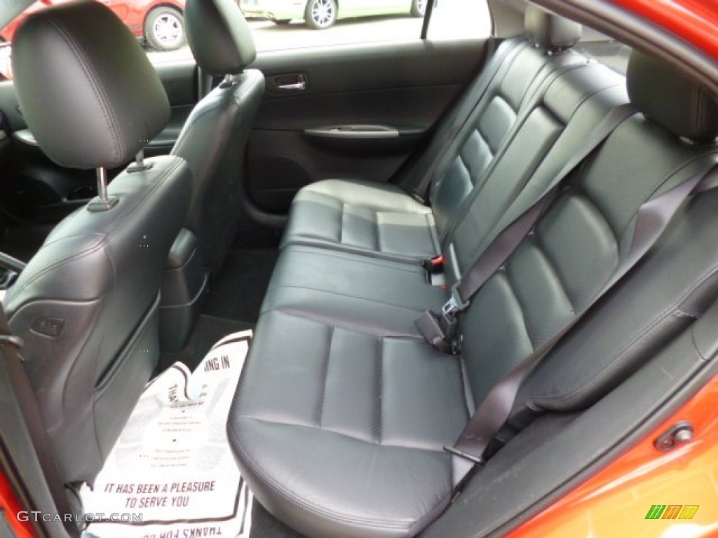 Black Interior 2005 Mazda MAZDA6 s Sport Hatchback Photo #82396269