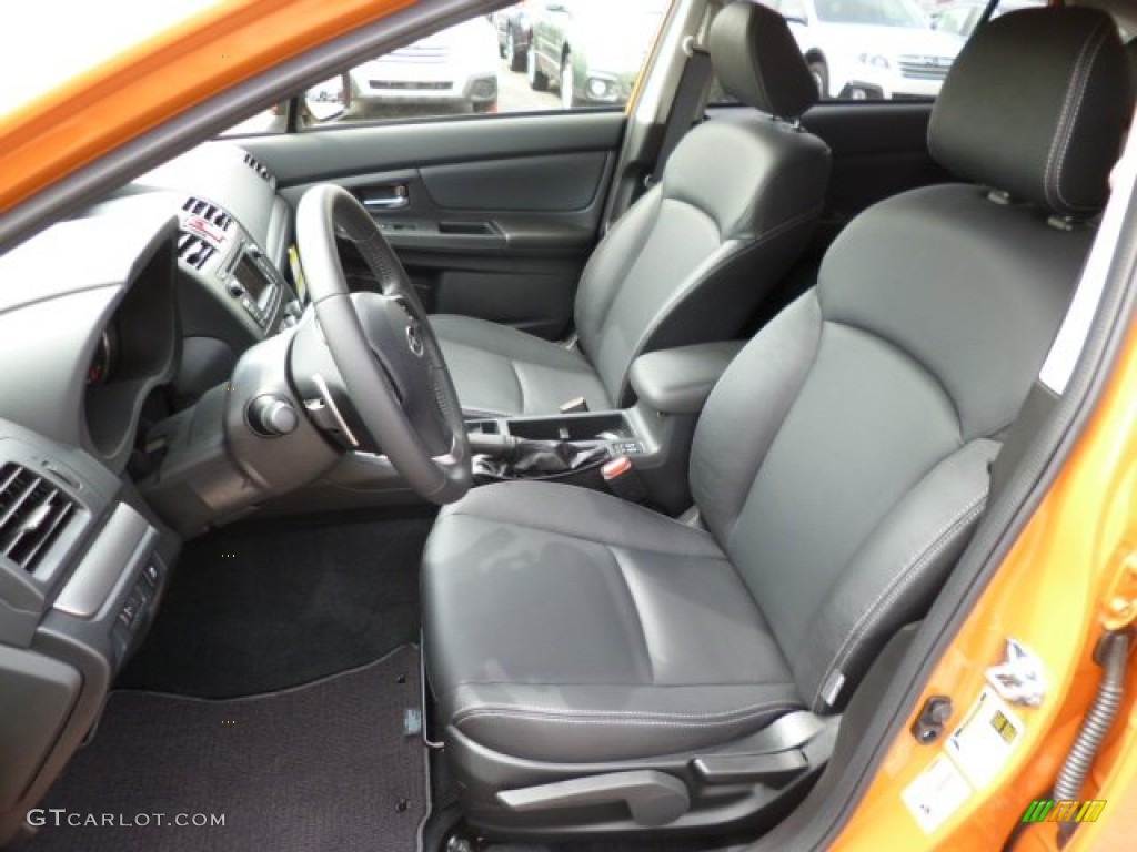 2013 XV Crosstrek 2.0 Limited - Tangerine Orange Pearl / Black photo #16