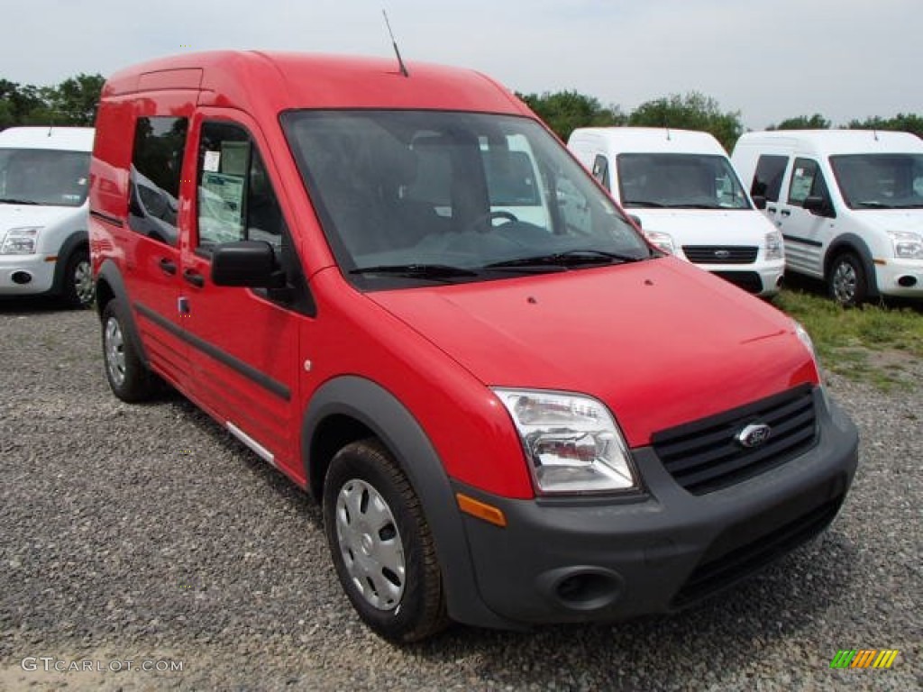Race Red 2013 Ford Transit Connect XL Van Exterior Photo #82397007
