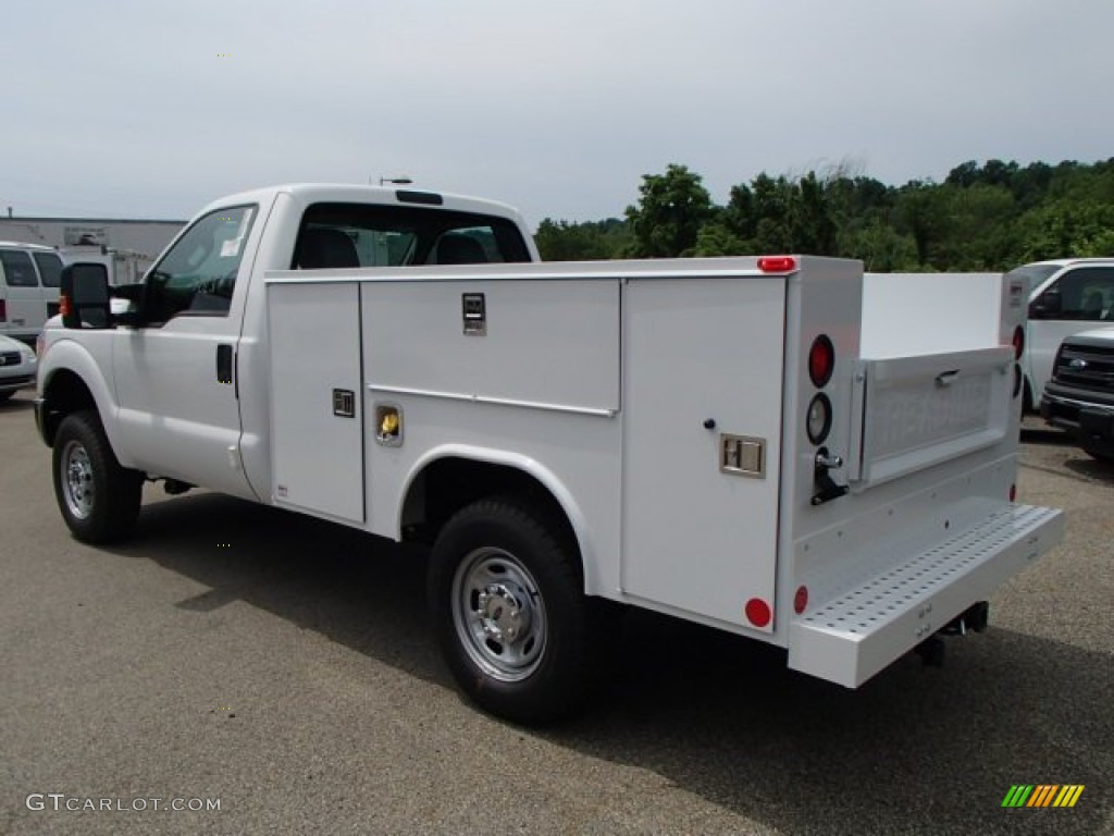 2013 F250 Super Duty XL Regular Cab 4x4 Chassis - Oxford White / Steel photo #6