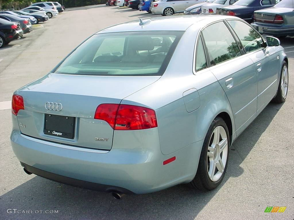 2006 A4 2.0T Sedan - Liquid Blue Metallic / Platinum photo #5
