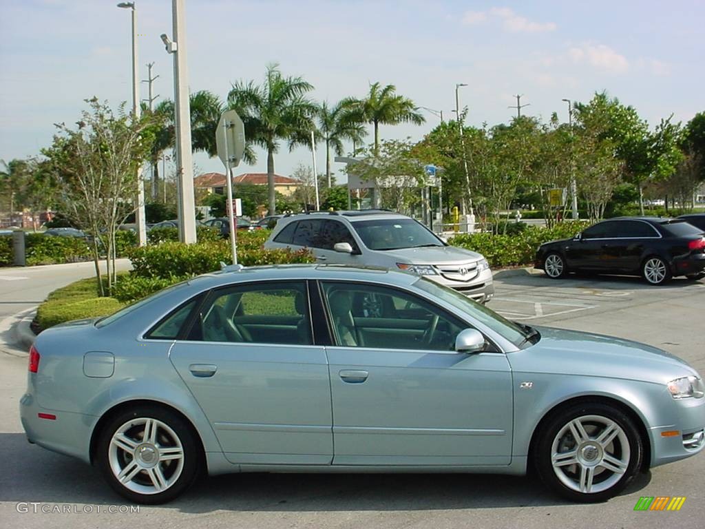 2006 A4 2.0T Sedan - Liquid Blue Metallic / Platinum photo #6