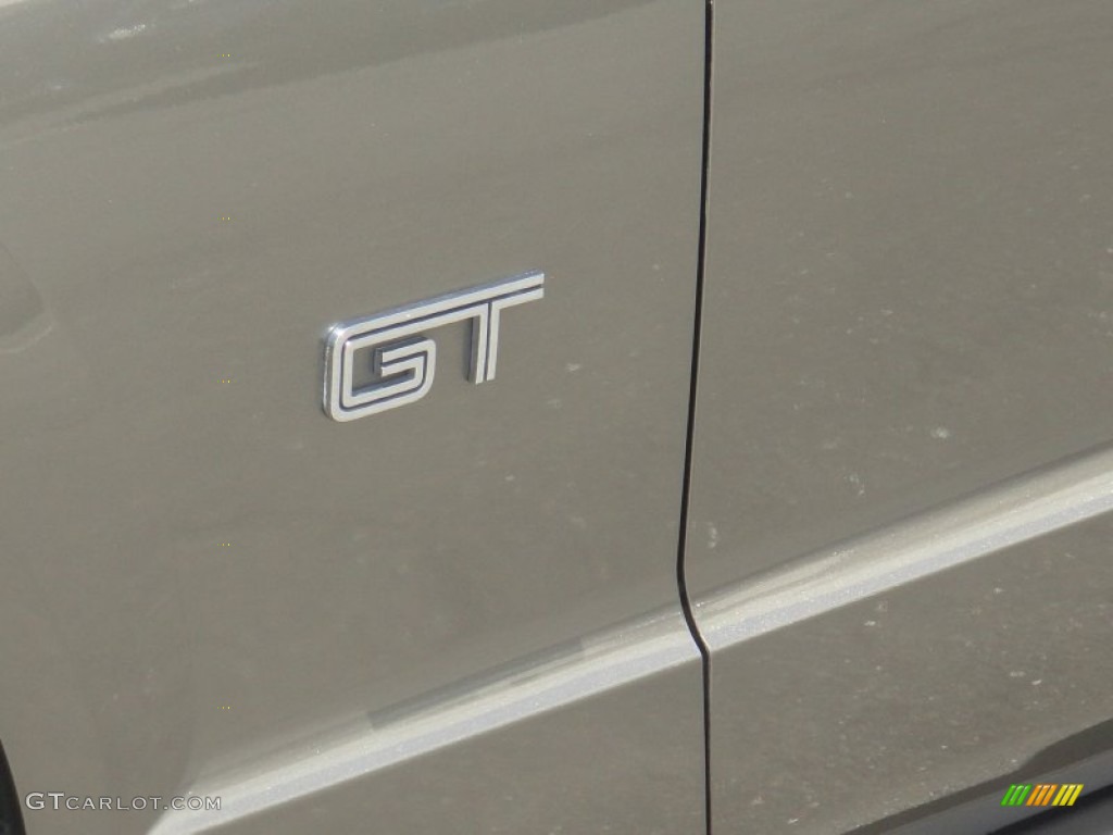 2005 Mustang GT Premium Convertible - Mineral Grey Metallic / Dark Charcoal photo #5