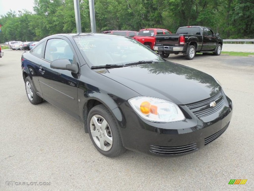 2007 Cobalt LS Coupe - Black / Gray photo #9