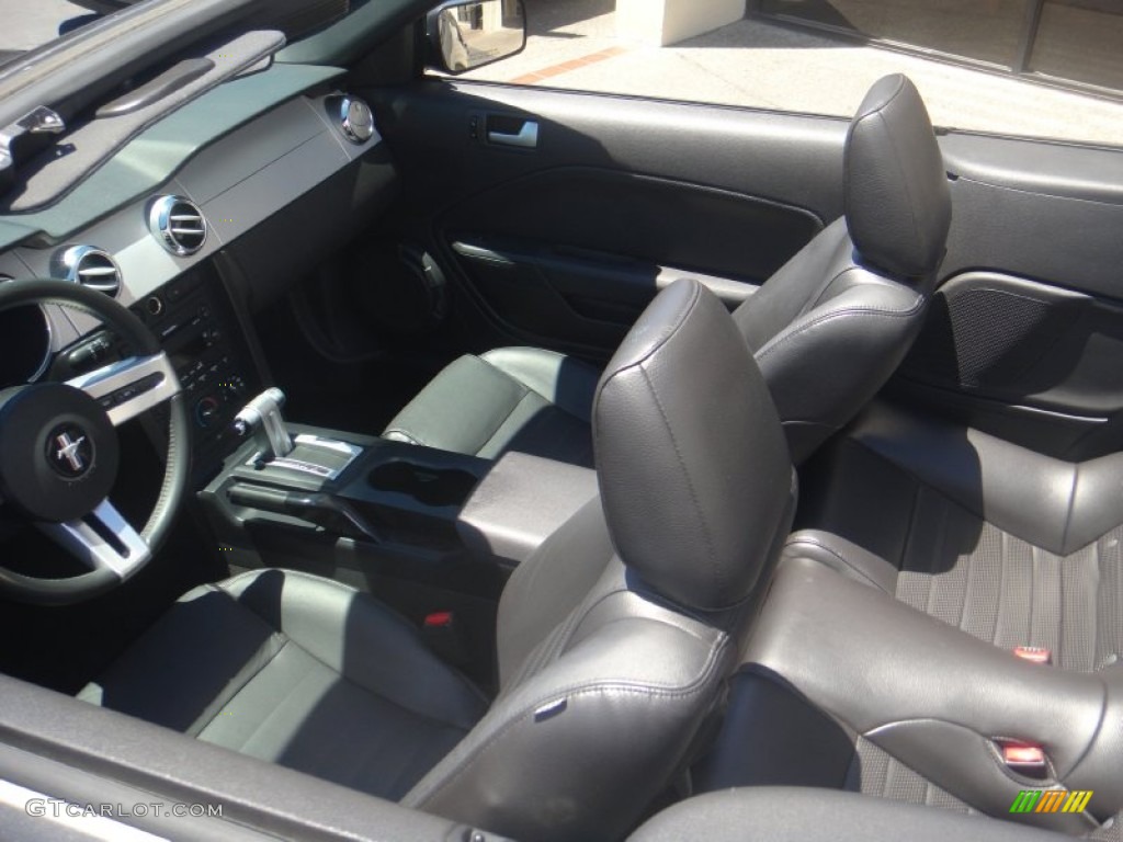 2005 Mustang GT Premium Convertible - Mineral Grey Metallic / Dark Charcoal photo #8