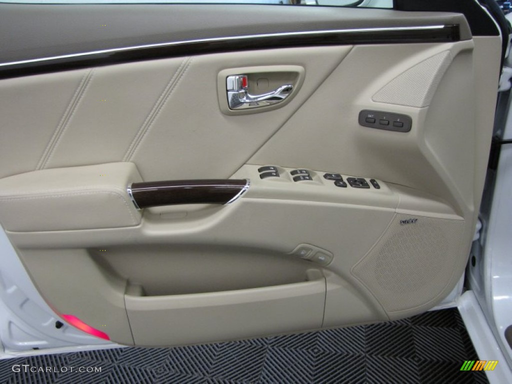 2009 Azera Limited - Ivory Pearl / Beige photo #10