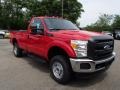 2013 Vermillion Red Ford F250 Super Duty XL Regular Cab 4x4  photo #2