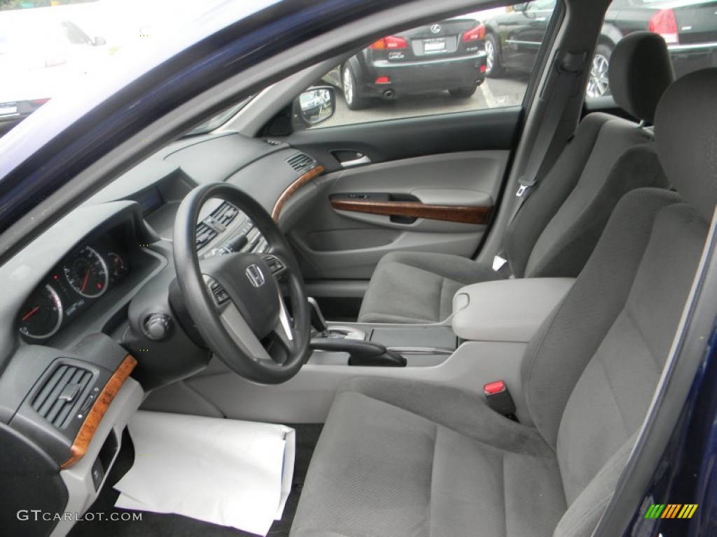 Gray Interior 2011 Honda Accord EX V6 Sedan Photo #82400216