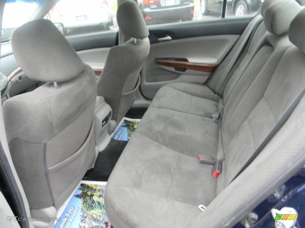 2011 Honda Accord EX V6 Sedan Rear Seat Photo #82400244