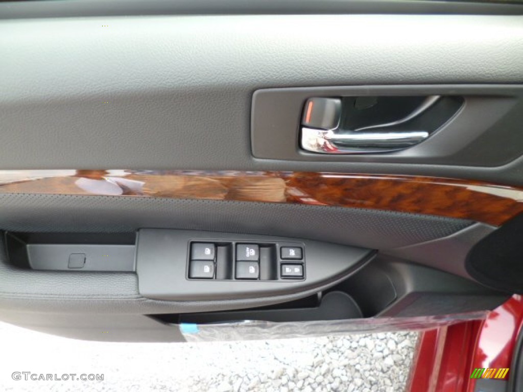 2014 Subaru Legacy 2.5i Limited Black Door Panel Photo #82400327