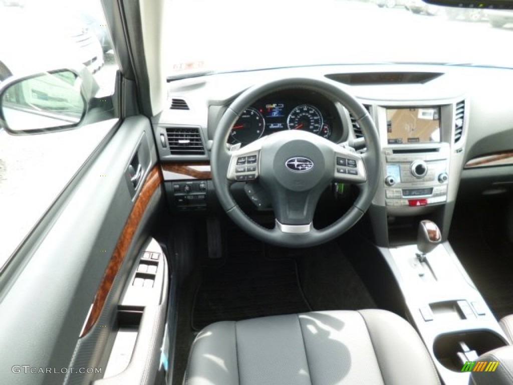2014 Subaru Legacy 2.5i Limited Black Dashboard Photo #82400694