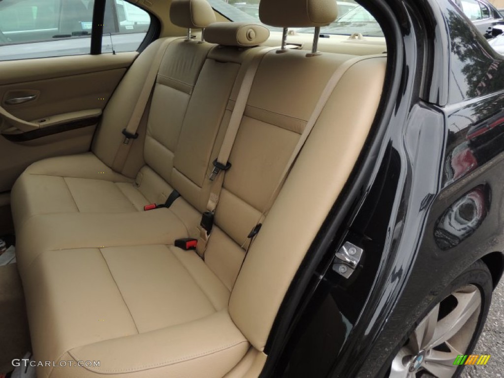 2009 3 Series 335i Sedan - Black Sapphire Metallic / Beige photo #9