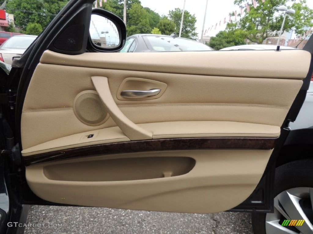 2009 3 Series 335i Sedan - Black Sapphire Metallic / Beige photo #11
