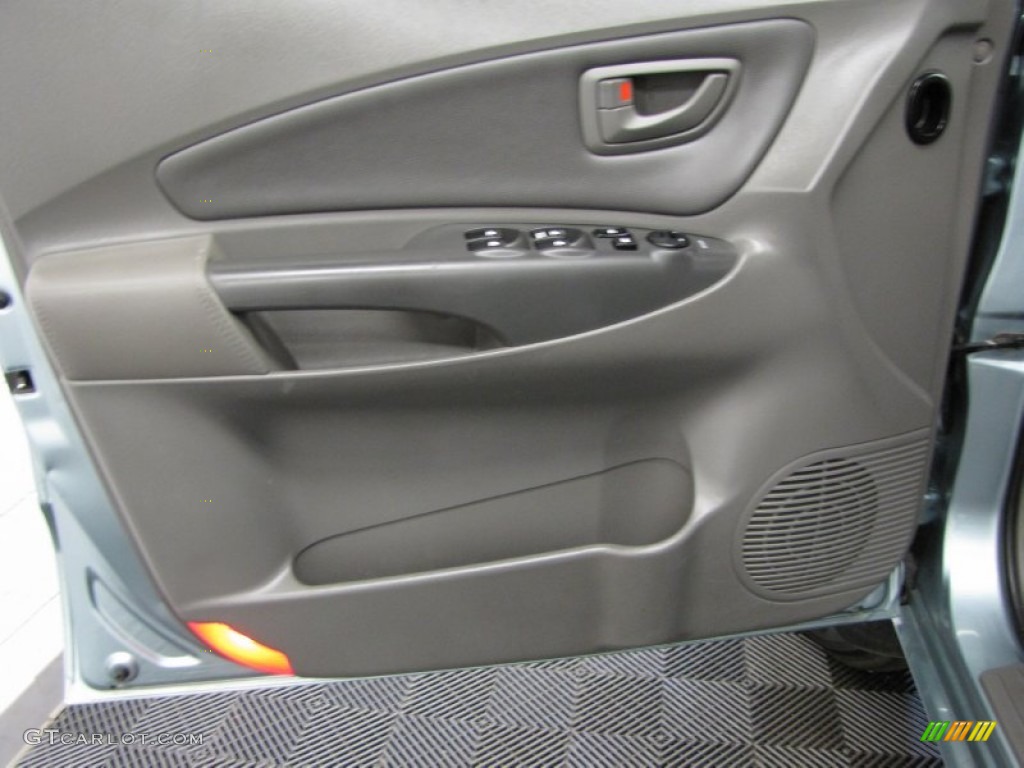 2007 Tucson Limited 4WD - Alpine Frost Blue Metallic / Gray photo #10