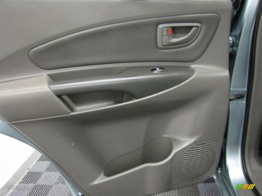2007 Tucson Limited 4WD - Alpine Frost Blue Metallic / Gray photo #12