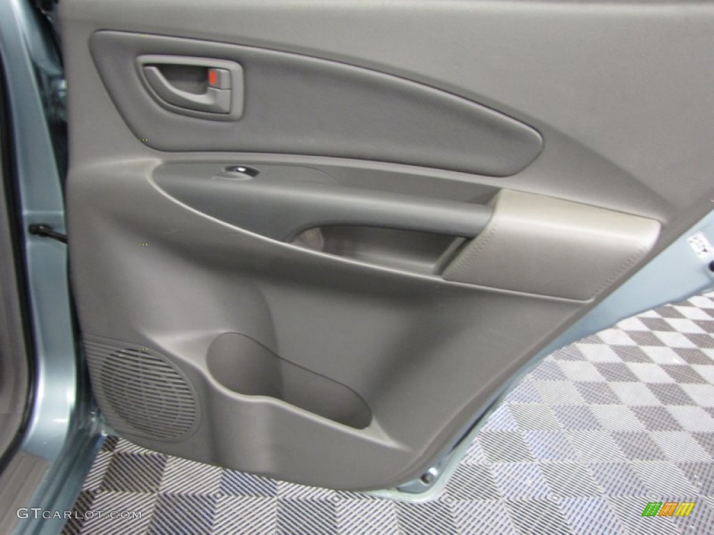 2007 Tucson Limited 4WD - Alpine Frost Blue Metallic / Gray photo #13