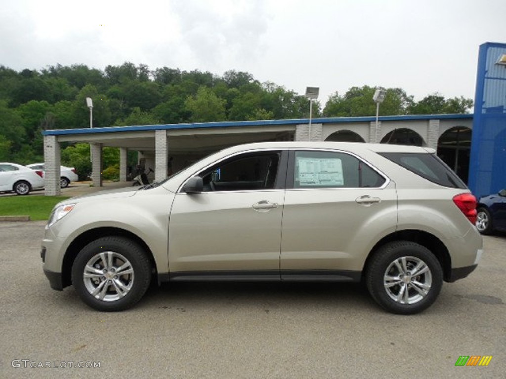 2013 Equinox LS - Champagne Silver Metallic / Jet Black photo #2