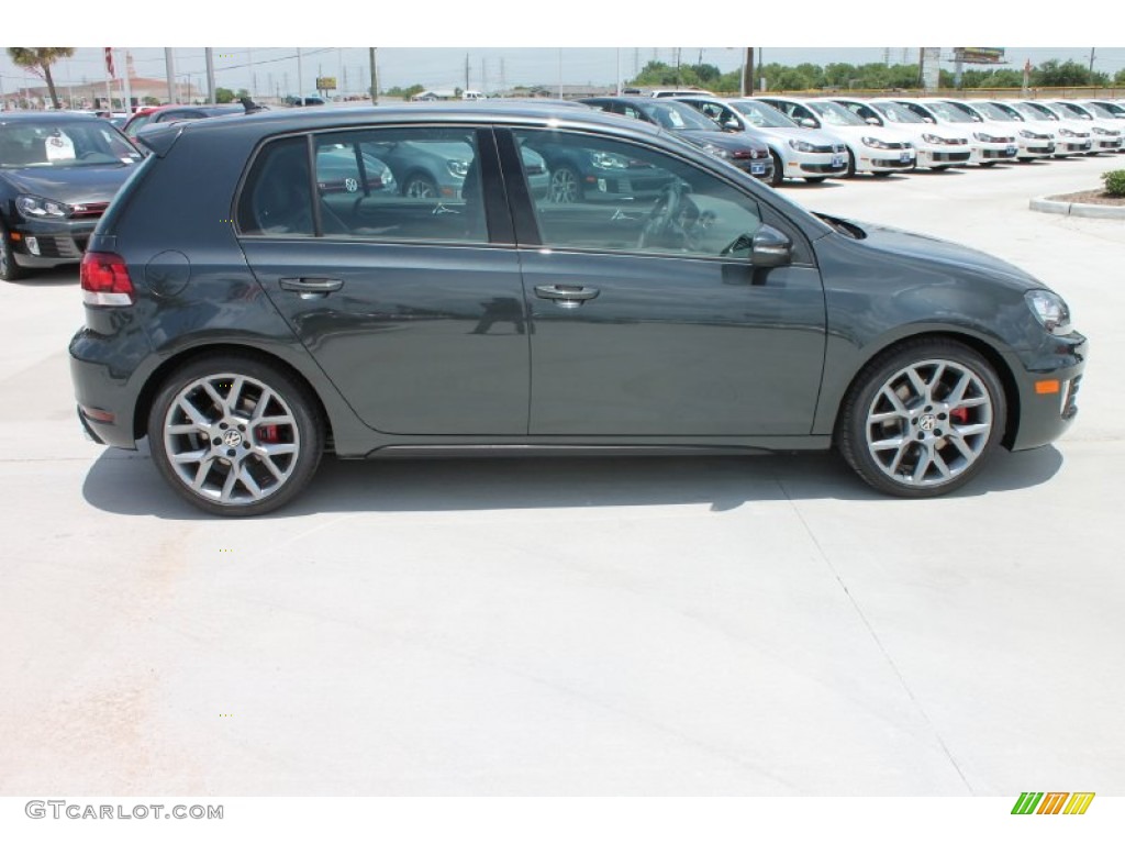 Carbon Steel Gray Metallic 2013 Volkswagen GTI 4 Door Wolfsburg Edition Exterior Photo #82402277