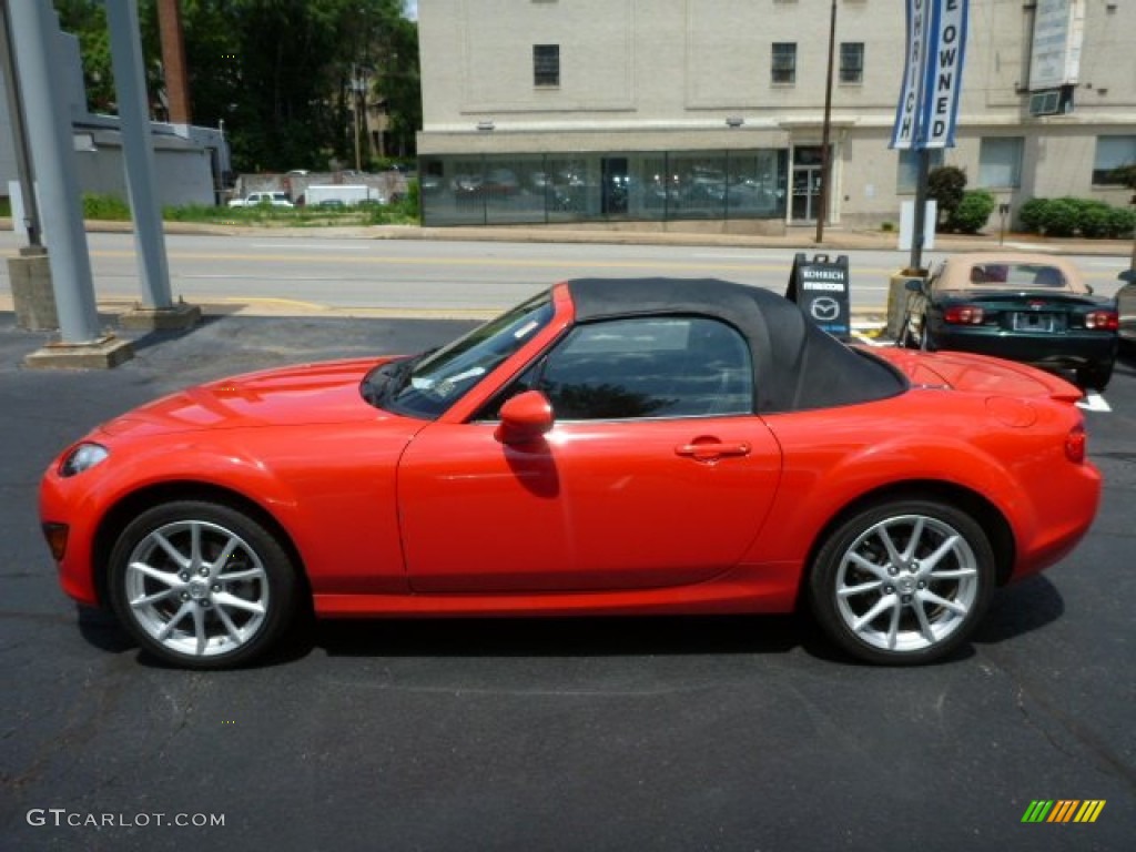 True Red 2011 Mazda MX-5 Miata Touring Roadster Exterior Photo #82403508