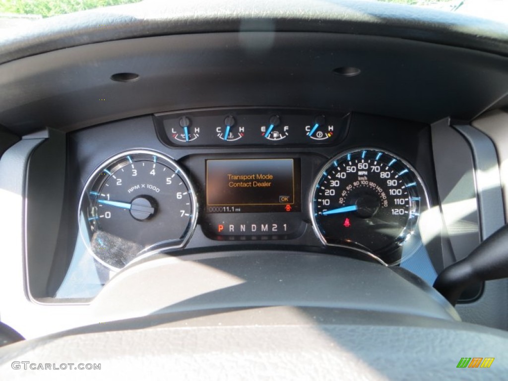 2013 F150 XLT SuperCrew - Ruby Red Metallic / Steel Gray photo #36