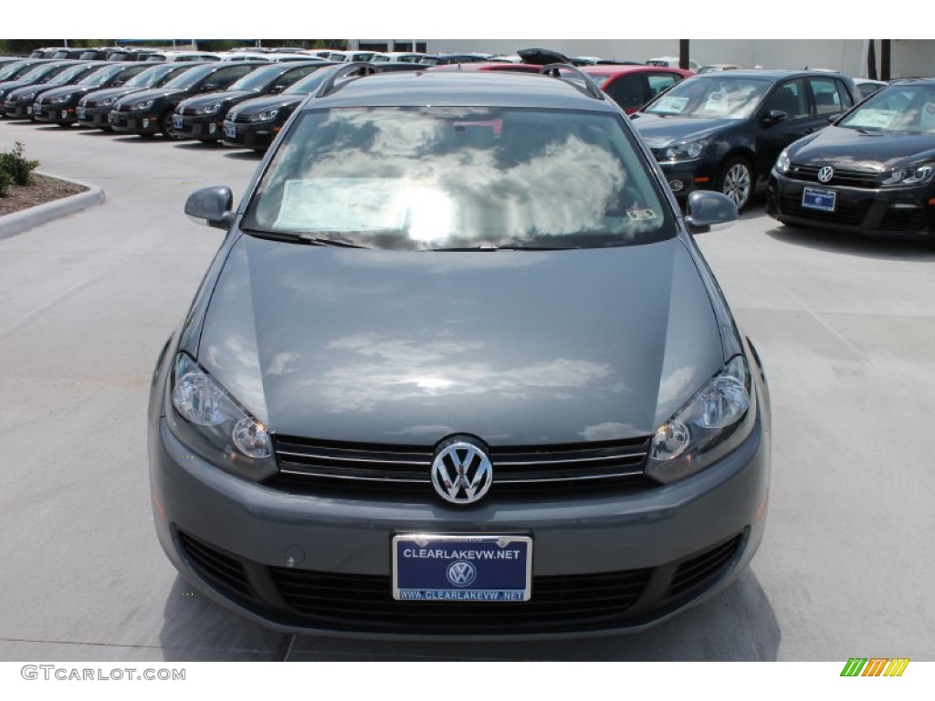 2013 Jetta TDI SportWagen - Platinum Gray Metallic / Titan Black photo #2