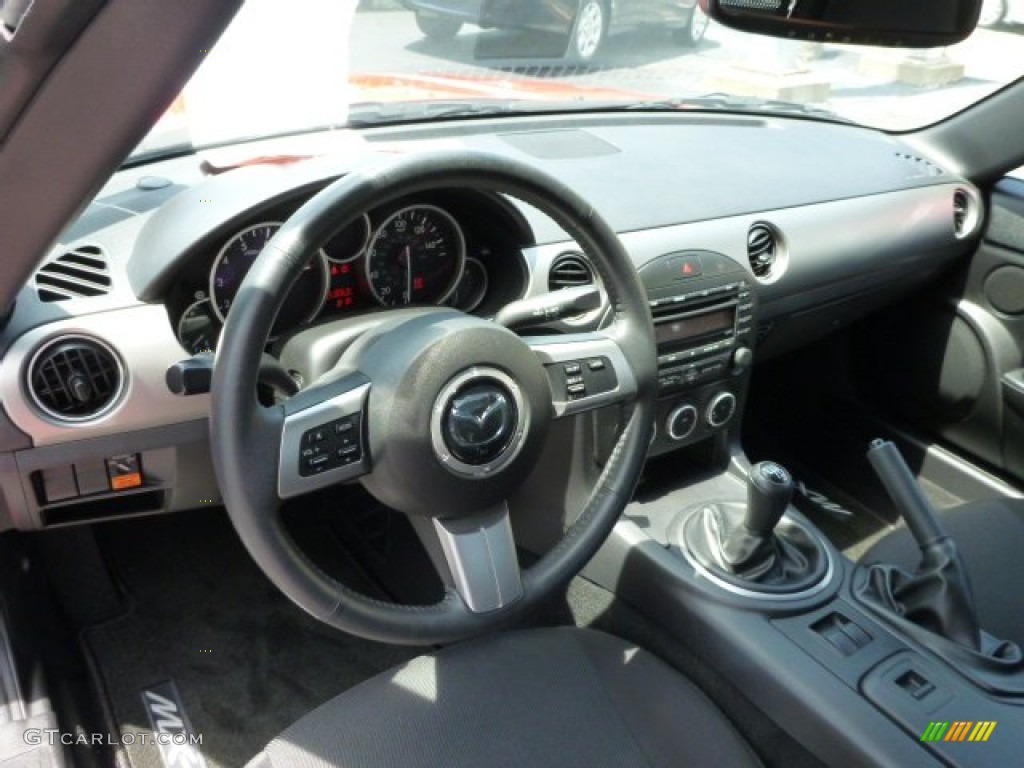 2011 Mazda MX-5 Miata Touring Roadster Black Dashboard Photo #82403586