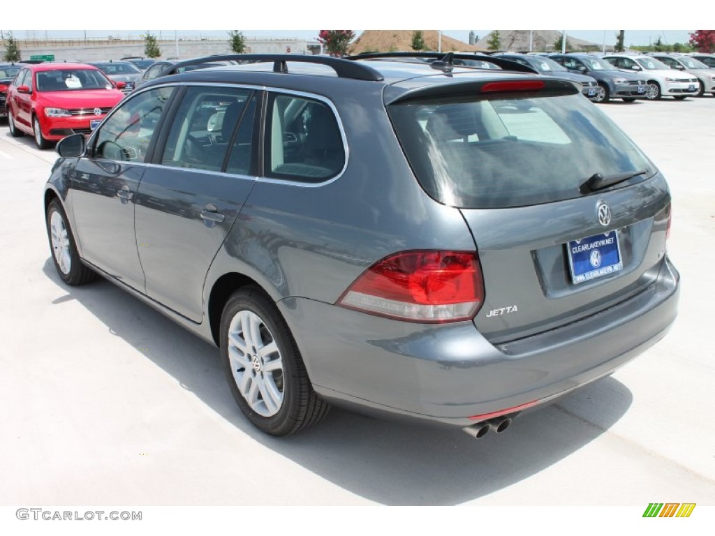 2013 Jetta TDI SportWagen - Platinum Gray Metallic / Titan Black photo #7