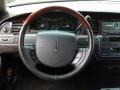 Black 2008 Lincoln Town Car Signature Limited Steering Wheel