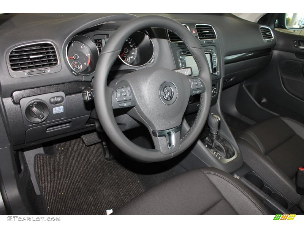 2013 Jetta TDI SportWagen - Platinum Gray Metallic / Titan Black photo #12