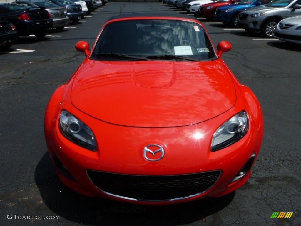 True Red 2011 Mazda MX-5 Miata Touring Roadster Exterior Photo #82403772