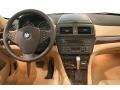2009 BMW X3 Sand Beige Nevada Leather Interior Dashboard Photo