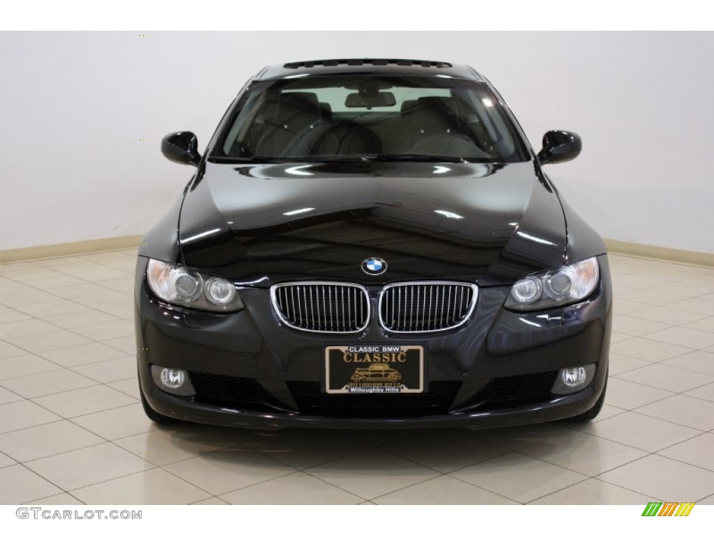 2010 3 Series 328i xDrive Coupe - Black Sapphire Metallic / Black photo #2