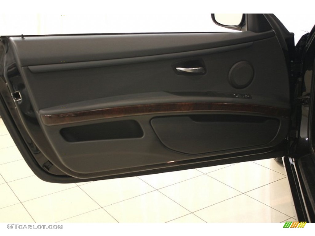 2010 3 Series 328i xDrive Coupe - Black Sapphire Metallic / Black photo #4
